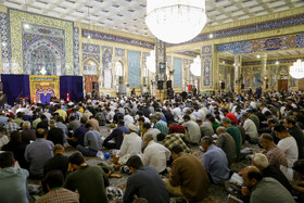 طنین دعای پرفیض عرفه در مسجد مقدس جمکران