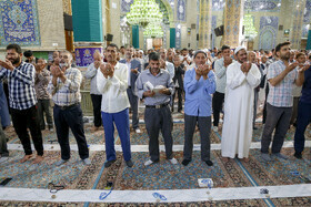 نماز عید قربان در مسجد مقدس جمکران