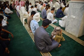 نماز عید قربان در شهر چاه مبارک - بوشهر