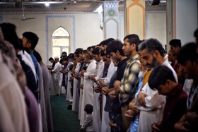 نماز عید قربان در شهر چاه مبارک - بوشهر