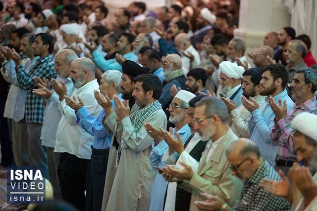 ویدیو/ نماز عید سعید قربان در مشهد و قم