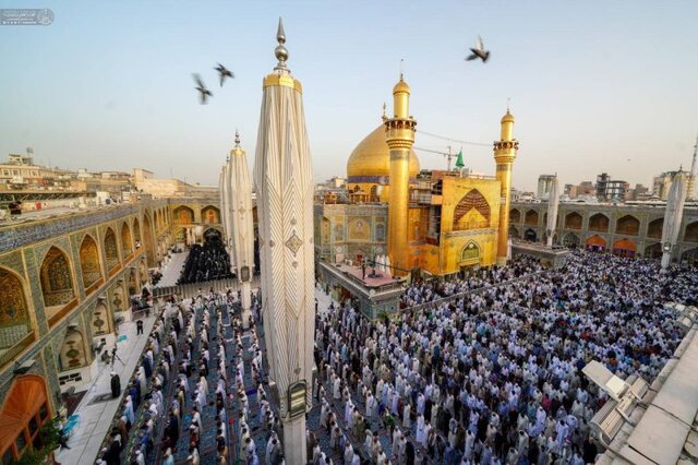 عکس/ اقامه نماز عید قربان در حرم حضرت امیرالمومنین (ع) عکس/ اقامه نماز عید قربان در حرم حضرت امیرالمومنین (ع)
