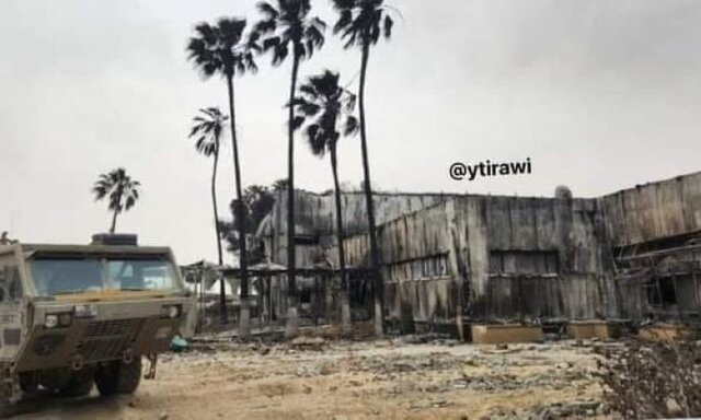 حماس اقدام اشغالگران در آتش زدن سالن خروجی گذرگاه رفح را محکوم کرد حماس اقدام اشغالگران در آتش زدن سالن خروجی گذرگاه رفح را محکوم کرد