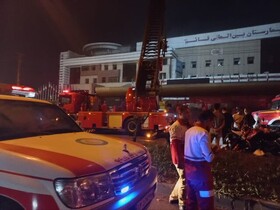 آخرین اخبار از ‌آتش‌سوزی‌ بیمارستان قائم رشت