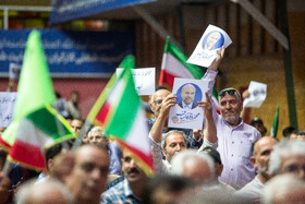 گردهمایی کارگران و بازنشستگان با حضور محمدباقر قالیباف