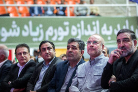 محمدباقر قالیباف نامزد انتخابات چهاردهمین دوره ریاست جمهوری در گردهمایی کارگران و بازنشستگان