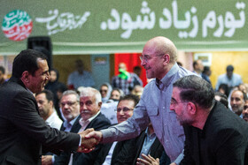 محمدباقر قالیباف نامزد انتخابات چهاردهمین دوره ریاست جمهوری در گردهمایی کارگران و بازنشستگان