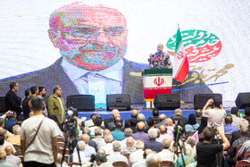 محمدباقر قالیباف نامزد انتخابات چهاردهمین دوره ریاست جمهوری در گردهمایی کارگران و بازنشستگان
