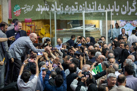محمدباقر قالیباف نامزد انتخابات چهاردهمین دوره ریاست جمهوری در گردهمایی کارگران و بازنشستگان