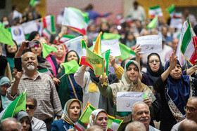 گردهمایی کارگران و بازنشستگان با حضور محمدباقر قالیباف
