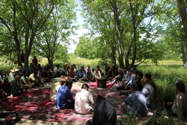 جاری‌شدن آب سد کلان ملایر به باغات رضوانکده