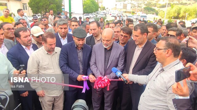 پل چهارم بشار یاسوج افتتاح شد پل چهارم بشار یاسوج افتتاح شد