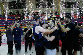 جشن قهرمانی طبیعت اسلامشهر در فینال لیگ برتر بسکتبال ایران
