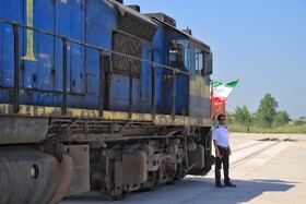 افتتاح راه‌آهن رشت - بندرکاسپین با حضور سرپرست نهاد ریاست جمهوری