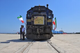 ترانزیت گوگرد ترکمنستان از راه آهن رشت - کاسپین