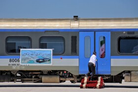 افتتاح راه‌آهن رشت - بندرکاسپین با حضور سرپرست نهاد ریاست جمهوری