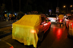 شادی مردم اصفهان پس قهرمانی تیم فوتبال سپاهان در جام حذفی