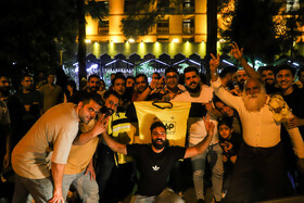 شادی مردم اصفهان پس قهرمانی تیم فوتبال سپاهان در جام حذفی