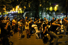 شادی مردم اصفهان پس قهرمانی تیم فوتبال سپاهان در جام حذفی