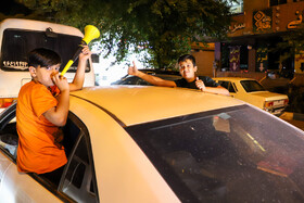 شادی مردم اصفهان پس قهرمانی تیم فوتبال سپاهان در جام حذفی