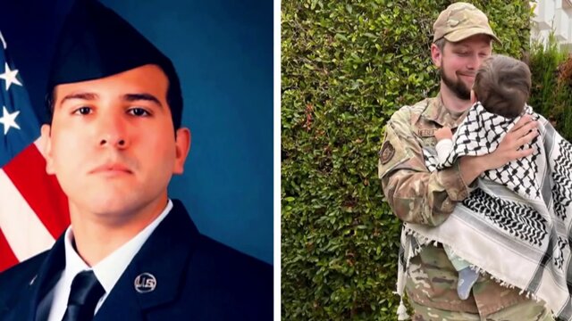 جدا شدن ۲ سرباز آمریکایی از ارتش در اعتراض به جنگ غزه جدا شدن ۲ سرباز آمریکایی از ارتش در اعتراض به جنگ غزه