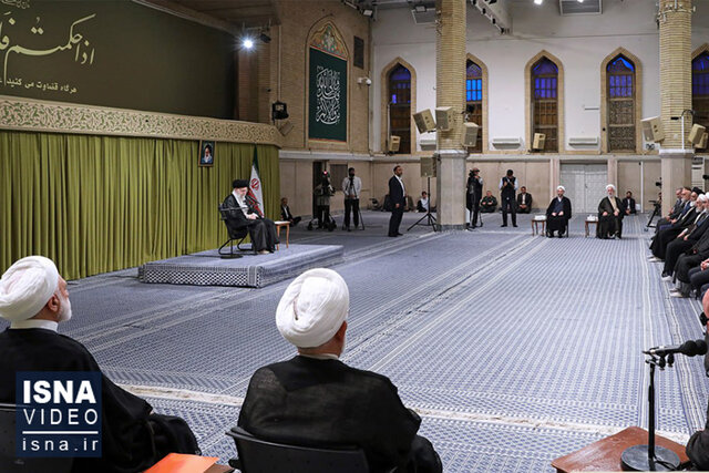 ویدیو/ رهبر انقلاب: قوه قضائیه باید با شجاعت عدالت را اجرا کند؛ نامزدها حرف دشمن شادکن نزنند ویدیو/ رهبر انقلاب: قوه قضائیه باید با شجاعت عدالت را اجرا کند؛ نامزدها حرف دشمن شادکن نزنند