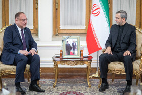 علی باقری، سرپرست وزارت امور خارجه در دیدار با معاون وزیر خارجه قزاقستان 