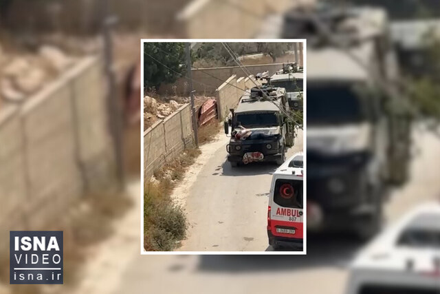 ویدیو/ اسرائیلی‌ها مرد فلسطینی را سپر  قرار دادند