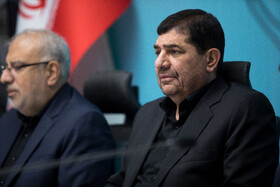 محمد مخبر، سرپرست ریاست جمهوری در مراسم بهره برداری از ۱۷ پروژه نفتی