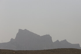 دورنمای کوه صفه از شهرک شهید کشوری 