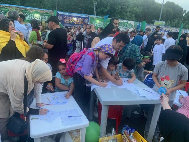 مهمونی ۱۰ کیلومتری غدیر با چاشنی انتخابات در تهران + عکس و فیلم