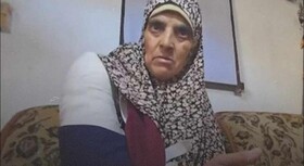 حمله سگ ارتش اشغالگر به زن مسن در غزه