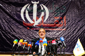 نشست انتخاباتی علیرضا زاکانی در دانشکده علوم سیاسی دانشگاه تهران