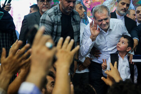 سفر انتخاباتی « مسعود پزشکیان » به مشهد