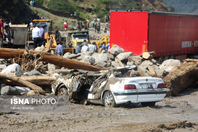 آخرین اقدامات امدادرسانی به سیلزدگان سوادکوه