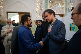 ابراهیم الدیلمی، سفیر دولت نجات ملی یمن در مراسم اربعین شهادت حسین امیرعبداللهیان