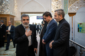 بهروز کمالوندی، سخنگوی سازمان انرژی اتمی در مراسم اربعین شهادت حسین امیرعبداللهیان
