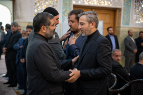 مهدی اسماعیلی، وزیر ارشاد در مراسم اربعین شهادت حسین امیرعبداللهیان