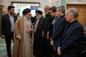 سید اسماعیل خطیب، وزیر اطلاعات در مراسم اربعین شهادت حسین امیرعبداللهیان