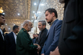 سردار سلامی، فرمانده کل سپاه در مراسم اربعین شهادت حسین امیرعبداللهیان