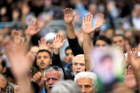 مراسم چهلمین روز شهادت شهدای خدمت