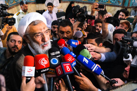 حضور مصطفی پورمحمدی در انتخابات چهاردهمین دوره ریاست‌جمهوری - حسینیه ارشاد