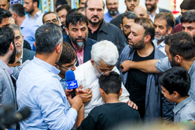 حضور سعید جلیلی در انتخابات چهاردهمین دوره ریاست‌جمهوری - مسجد امام حسن مجتبی (ع)