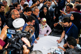 حضور مسعود پزشکیان در انتخابات چهاردهمین دوره ریاست‌جمهوری