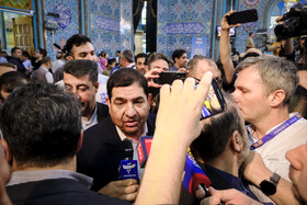 حضور محد مخبر در انتخابات چهاردهمین دوره ریاست‌جمهوری در تهران - حسینیه ارشاد