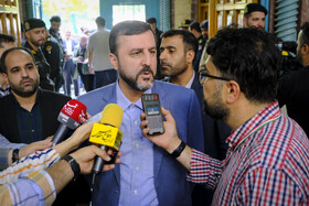 حضور کاظم غریب‌آبادی در انتخابات چهاردهمین دوره ریاست‌جمهوری در تهران - حسینیه ارشاد
