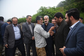 بازدید استاندار مازندران از مناطق سیل زده سوادکوه