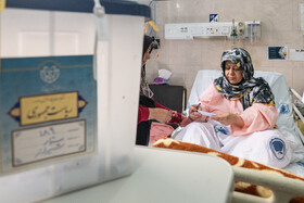 صندوق اخذ رای سیار در بیمارستان علی اصغر شهر شیراز
