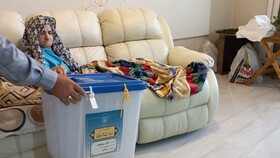 تعبیه صندوق‌های سیار رأی برای افراد ناتوان در شهر پردیس