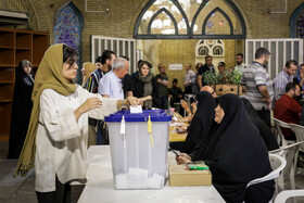 انتخابات چهاردهمین دوره ریاست‌جمهوری در تهران ـ مسجد الرسول (ص) محله سعادت آباد تهران